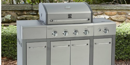 Sears.online: Kenmore 4-Burner Stainless Steel Gas Grill Only $289 (Reg. $399.99)