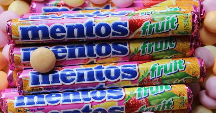 SIX Mentos Fruit-Flavored Chewy Rolls Only $3.45 Shipped on Amazon