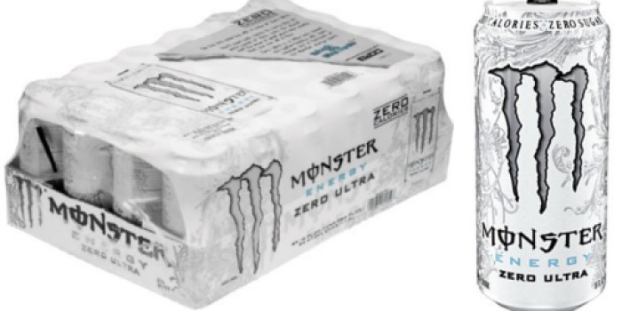 Office Depot/OfficeMax: Monster Zero Ultra Energy Drinks 24 Pack Only $2.79 w/ Store Pick-Up