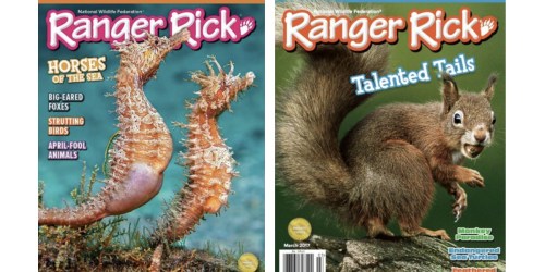 Ranger Rick Magazine $9.50 Per Year (Just 95¢ Per Issue)