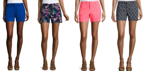 JCPenney: $10 Off $25 Purchase = Women’s Shorts Just $7.99 Each (Regularly $30) & More