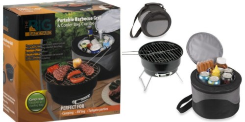 Staples: The Big Backyard Portable Barbecue Grill & Cooler Bag onlinebo Just $16.99 (Regularly $34.99)