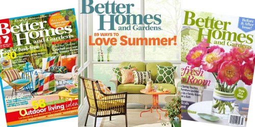 FREE Better Homes and Gardens 1-Year Magazine Subscription