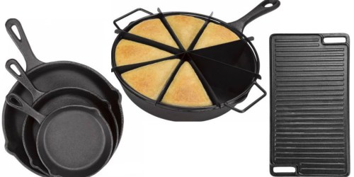 JCPenney.online: Cast Iron Cooking Sets JUST $16.99 Shipped (Regularly $60) & More