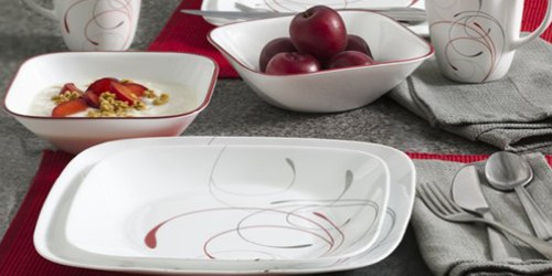 Corelle Livingware 5-Piece Pasta Set Only $7 + Dinnerware 16-Piece Set Only $32 Shipped