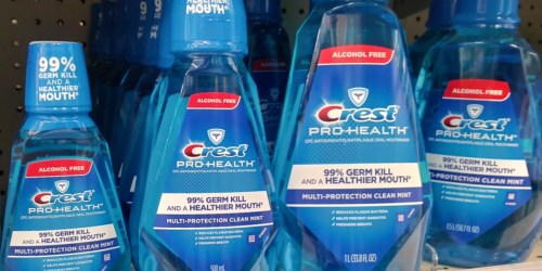 New $0.75/1 Crest Mouthwash Coupons = 44¢ Pro Health Mouthwash at CVS After Rewards