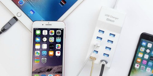 Amazon: Ebaco 10-Port USB Wall Charger Only $15.97 (Regularly $32.99)