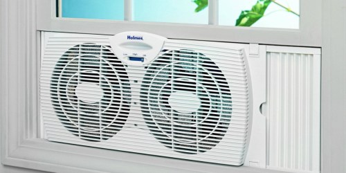 Holmes Dual Blade Twin Window Fan Only $16.64 (Regularly $29.99)