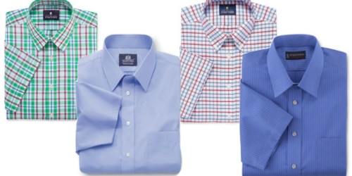 JCPenney.online: Stafford Men’s Short-Sleeve Dress Shirts Only $11.24 (Regularly $36)