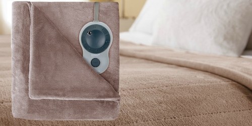 Sunbeam King Size Plush Heated Blanket Only $69 Shipped (Regularly $139.99)