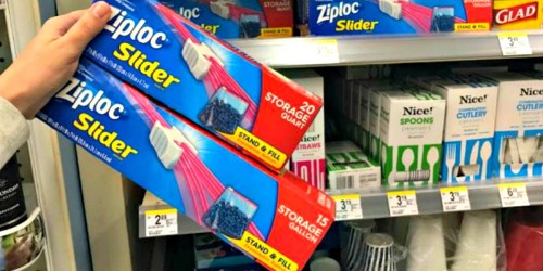 Walgreens: Ziploc Slider Bags Only 65¢ + Score a $5 E-Gas Certificate (When You Buy 3)