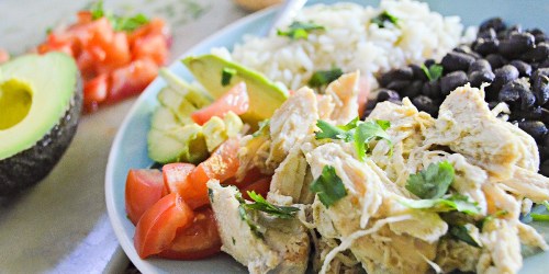 3 Ingredient Slow Cooker Meal Idea (Salsa Verde Chicken)