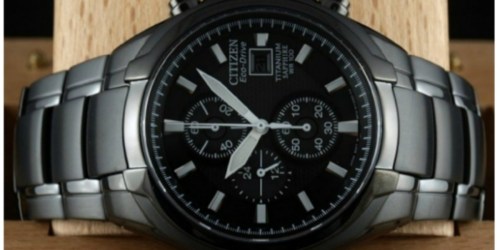 Amazon: Men’s Citizen Eco-Drive Titanium Watch Just $179.99 Shipped (Regularly $525)