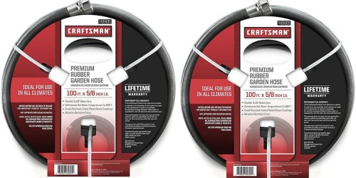 Kmart.online: Craftsman 100′ All-Rubber Garden Hose Just $32.99 (Regularly $59.99)