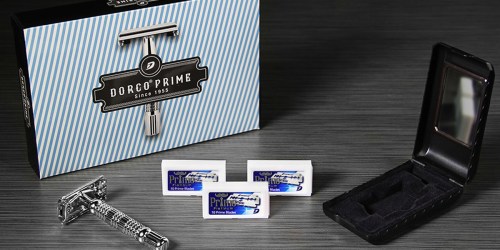 Dorco Prime Starter Set Only $12.50 Shipped – Includes 30 Blades, Shaver & Travel Case