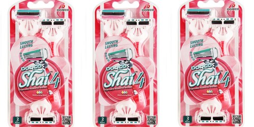 40% Off Dorco Disposable Razors = Shai 4 Razor 9-Pack Only $6.30 + More