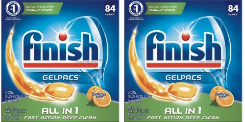 Amazon: Finish All-in-1 Gelpacs 84 Count Box Only $8.13 Shipped (Just 10¢ Per Gelpac)