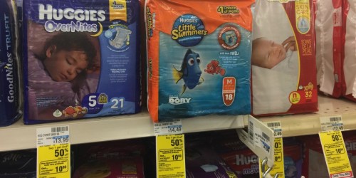 CVS: Huggies Little Swimmers Jumbo Packs & Aveeno Body Wash Just $3.81 Each (After Rewards)