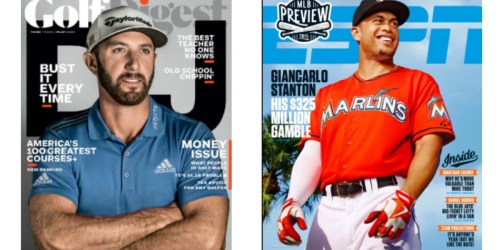 Weekend Magazine Sale: Golf Digest, ESPN & More (Great for Father’s Day!)