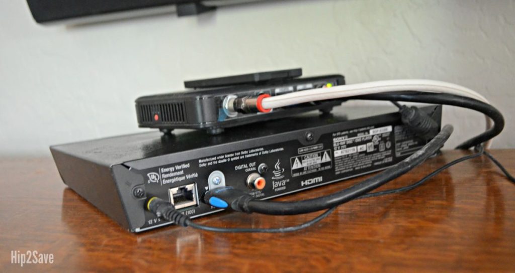 back of tv modem