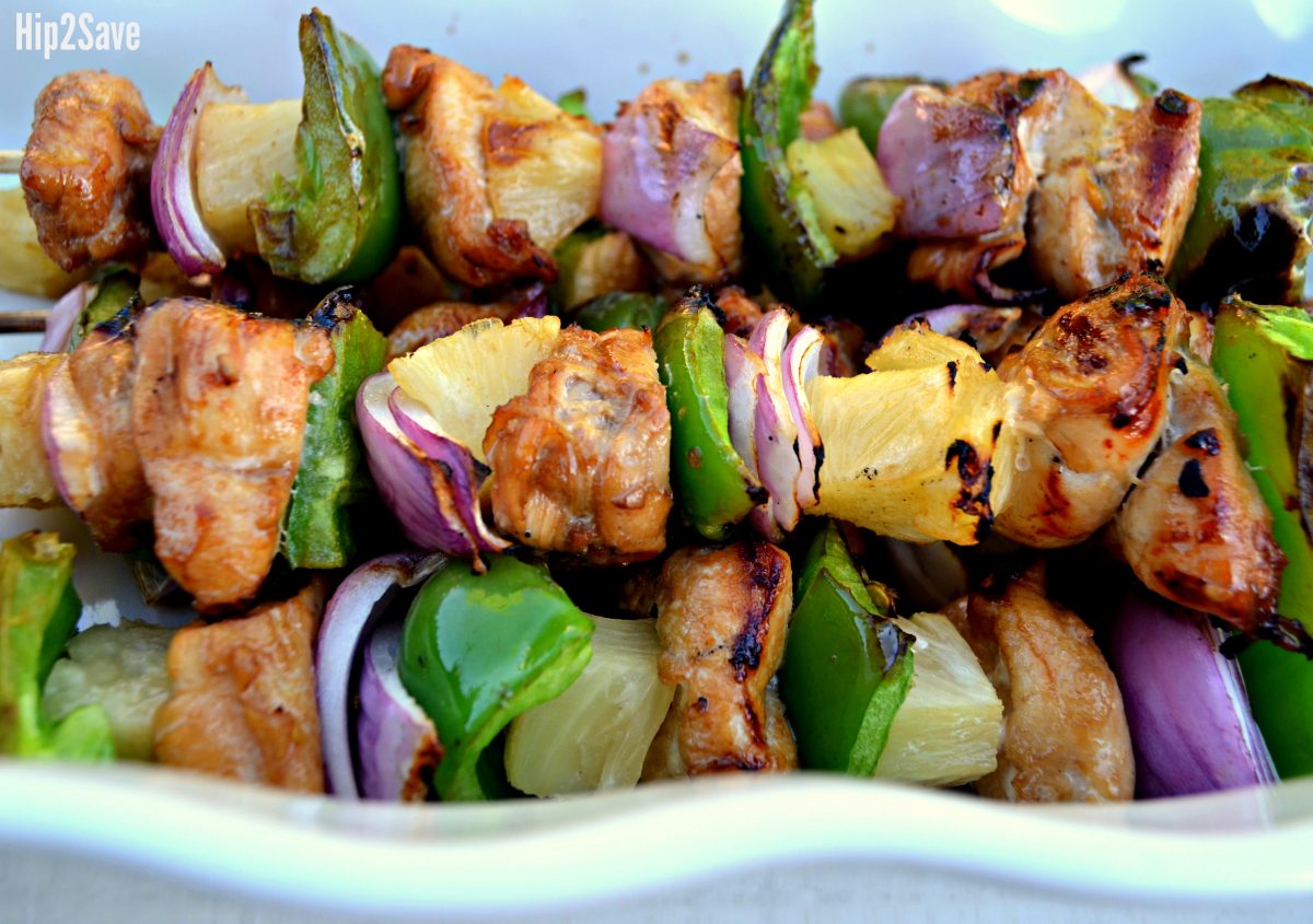 hawaiian chicken kabobs