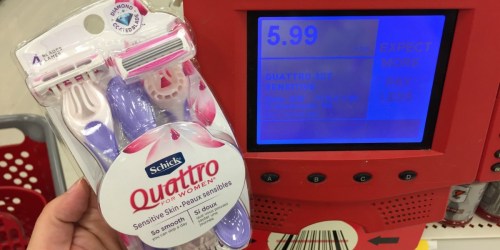 Target: Schick Quattro for Women Razor 4-Packs Just $1.89 (Regularly $5.99)!