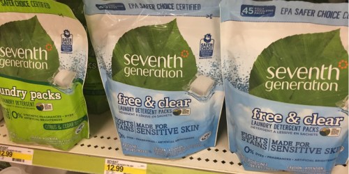 Target: Seventh Generation 45-Count Laundry Packs ONLY $5.99 After Cash Back (Reg. $12.99)