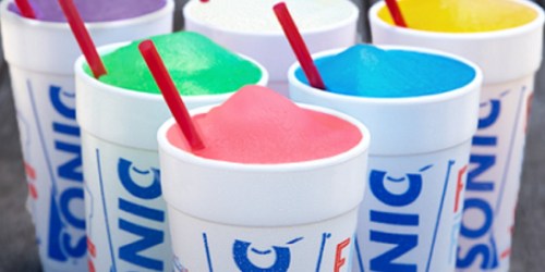 Sonic: Medium Slushies ONLY 79¢ (June 29th)