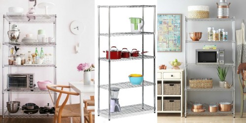 HomeDepot.online: 5-Shelf Steel Shelving Unit Only $49 Shipped (Regularly $84.86)