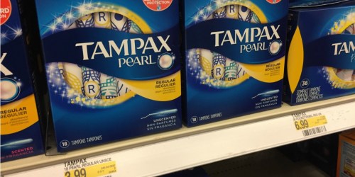 Target: Tampax Pearl 18-Count Tampons Only $1.49 (After Cash Back)