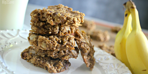 3-Ingredient Banana Oatmeal Breakfast Cookies