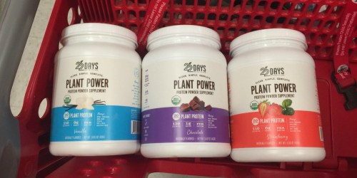 Target Shoppers! 22 Days Plant Power Protein Powder ONLY $4.99 (Regularly $30) & More