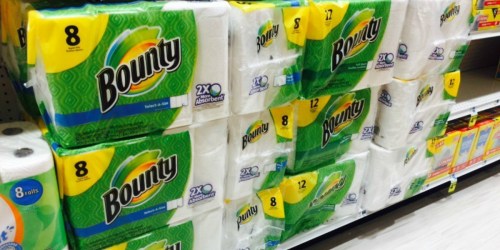 New $1/1 Bounty Coupons = 8-Count Paper Towels Only $2.94 at Rite Aid (After Plenti Points)