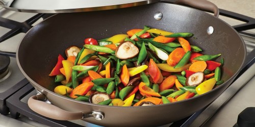 Macy’s.online: Highly Rated Anolon 14″ Covered Wok Only $34.49 Shipped (Regularly $99.99)