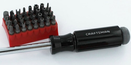 Sears: Craftsman 33-Piece Screwdriver Set $5.99 (Regularly $27.99) + More