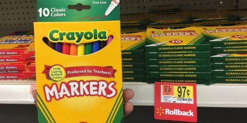 Target: Crayola Fine Tip Markers 10-Count Only 99¢