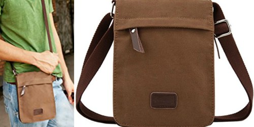 Amazon: Berchirly Vintage Canvas Small Crossbody Messenger Bag Only $12.99