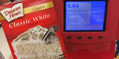 Target: Duncan Hines Classic White Cake Mix As Low As 48¢ + More