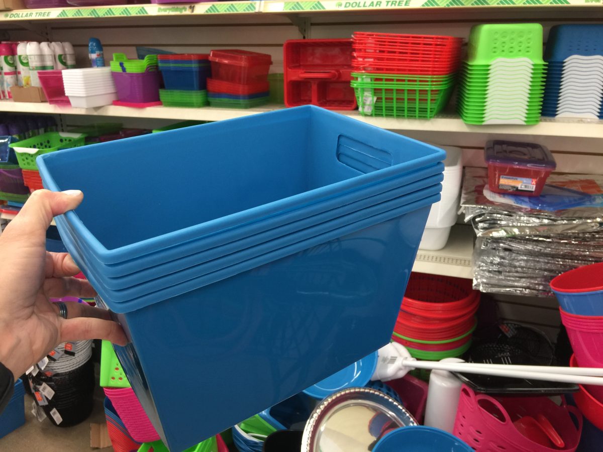 Dollar Tree bins