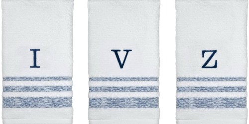 Target.online: Threshold Monogram Hand Towel Only $2.56 (Regularly $8.54)