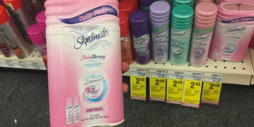 CVS: Skintimate Shave Gel TWIN Pack ONLY 99¢ After Rewards (Just 50¢ Each)