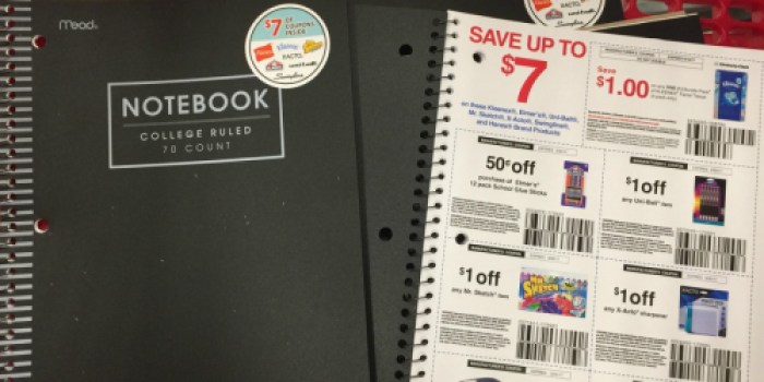 Target: Buy Mead Notebook For 80¢, Score $7 Worth of Coupons & Save BIG on Kleenex