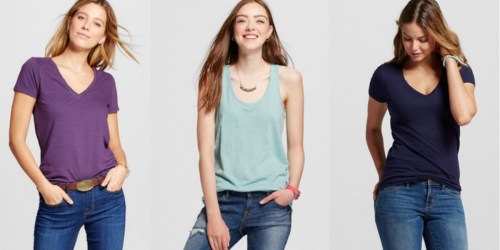 Target.online: Women’s Tanks & Tees Just $5.33 Each