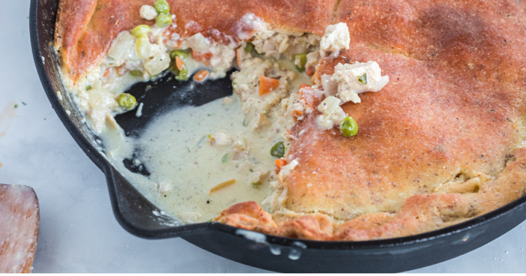 One Skillet Keto Classic Chicken Pot Pie