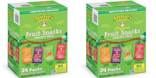 Amazon: 24-Count Annie’s Organic Fruit Snacks Just $10.17 Shipped (Only 42¢ Each)