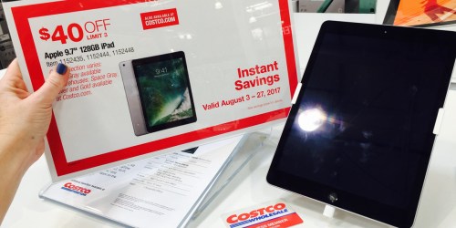 Costco Members! $40 Off Apple 128GB iPad