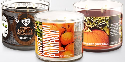 Bath & Body Works: Pumpkin 3-Wick Candles Only $10 (Regularly $26) – In Store & Online