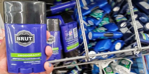 New Brut & Sure Deodorant Coupons = Brut Deodorant Only 50¢ at Dollar Tree