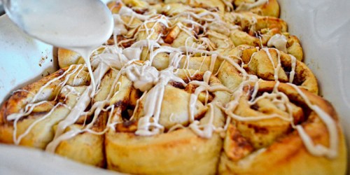 Easy Caramel Apple Cinnamon Rolls