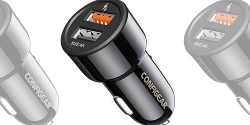 Amazon: Configear Quick Charge Dual Port Car Charger Only $6.99